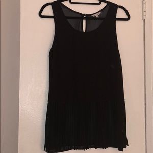 Black fringe tank top